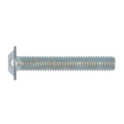 Schraube abgeflachter Halbrundkopf mit Bund und Innensechskant M8 x 30