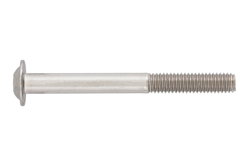 Schraube abgeflachter Halbrundkopf mit Bund und Innensechskant M6 x 70