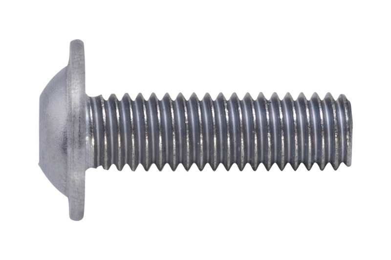 Schraube abgeflachter Halbrundkopf mit Bund und Innensechskant M6 x 40