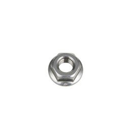 Sperrzahnmutter M 10 Edelstahl A2, blank