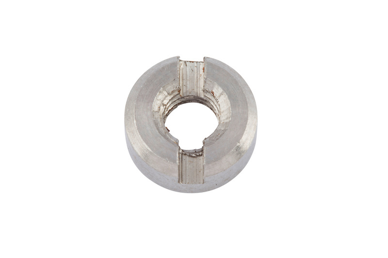 Schlitzmutter M 5 DIN 546, Edelstahl A2, blank