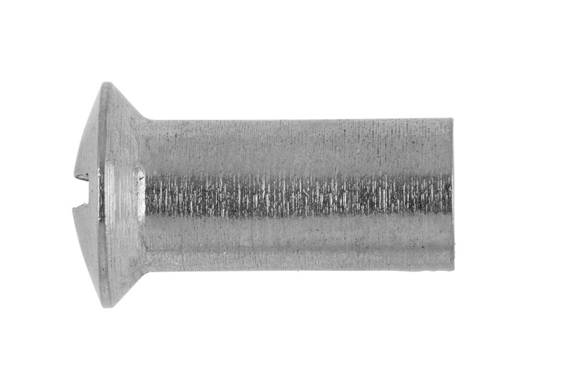 Hülsenmutter Linsenkopf M 8 x 15 W-0392, Edelstahl A2, blank