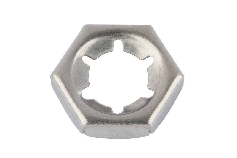 Sicherungsmutter M 20 DIN 7967, Edelstahl A4, blank
