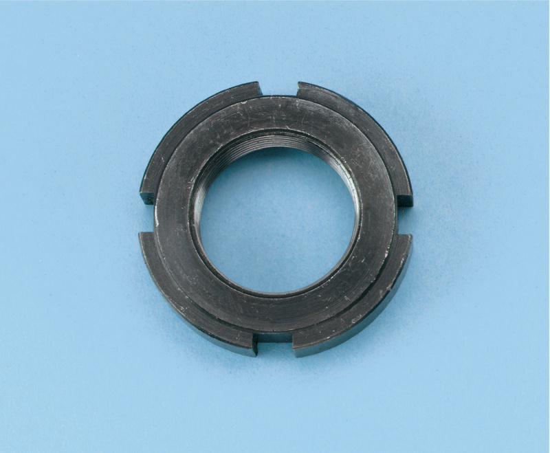 Nutmutter mit Feingewinde M65x1,5 DIN 1804, Stahl, blank
