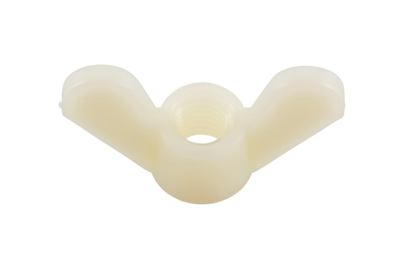 Flügelmutter, runde Flügelform (deutsche Form) M10 DIN 315, Polyamid 6.6, natur
