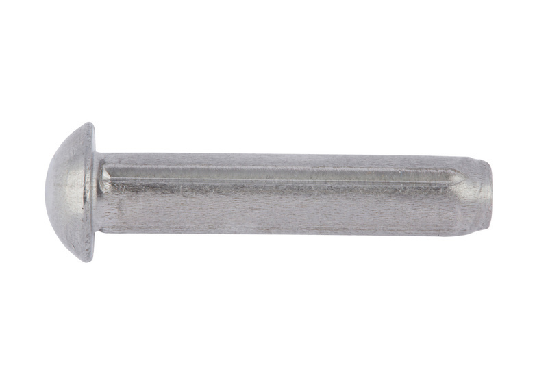Halbrundkerbnägel ISO 8746 Stahl blank