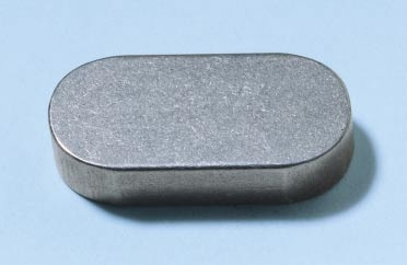 Passfeder Hohe Form 12x8x36 DIN 6885, Stahl blank, Form AB