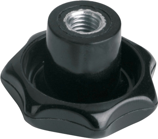 Sterngriff aus Duroplast mit Innengewinde STERNGRF-IG-PF-POL-K-D32-M6