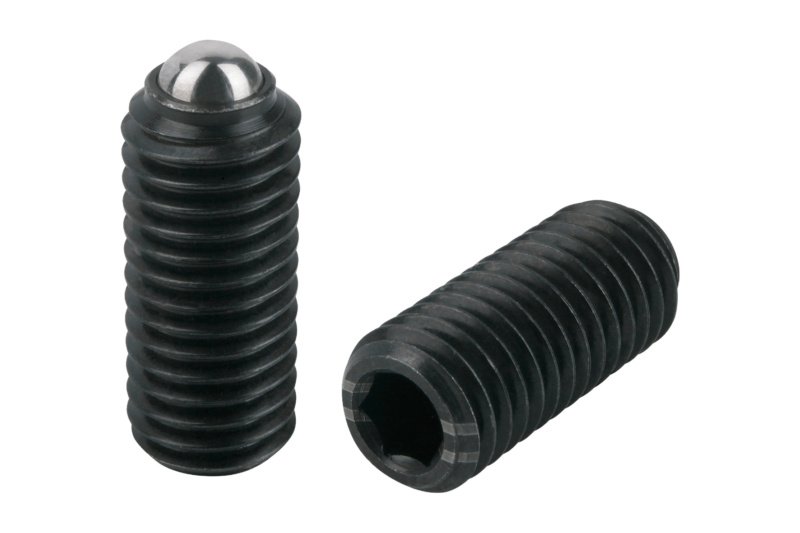 Federndes Druckstück mit Kugel FEDDRKSTK-KUG-5.8-M16X33