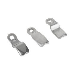 Zunge für Drehriegel Hygienic Design Edelstahl A2 1.4301, blank