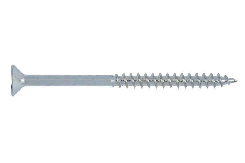 WÜPOFAST®  blau verzinkt Spanplattenschraube 5,0x100/60