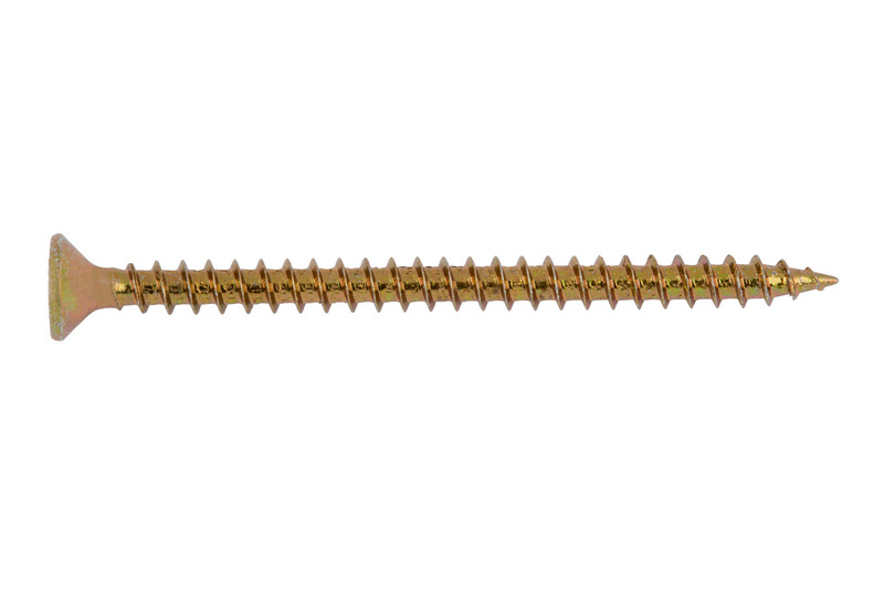 WÜPOFAST®  gelb verzinkt Spanplattenschraube 4,5x15
