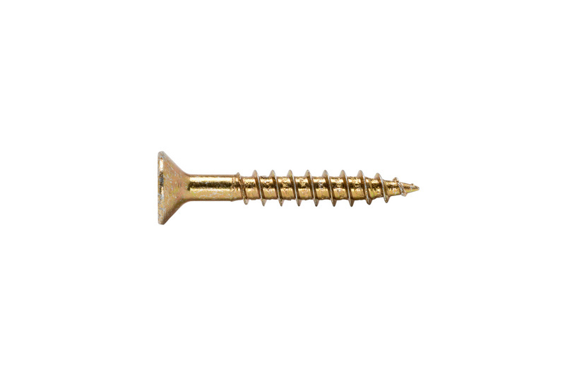 WÜPOFAST®  gelb verzinkt Spanplattenschraube 6,0x40/24