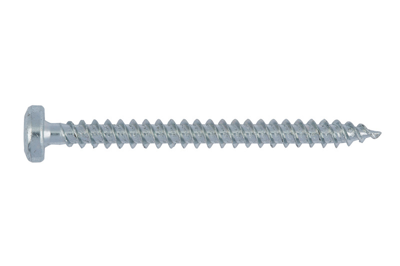 ELMO Speed Schraube 6,0x70 Stahl verzinkt, blau, RW-Schlitz-Antrieb