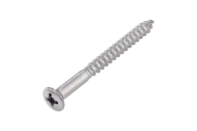 DIN 7995, Messingschraube, abgerundeter Senkkopf PZ 4,5 x 60