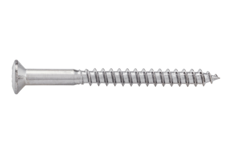 DIN 7995, Messingschraube, abgerundeter Senkkopf PZ 4,5 x 60