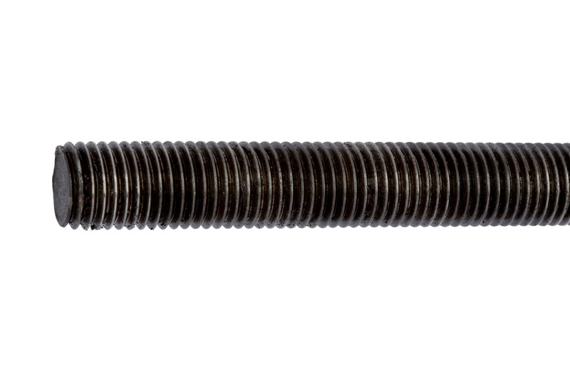 Gewindestück DIN 976 Stahl 4.8 blank Form A