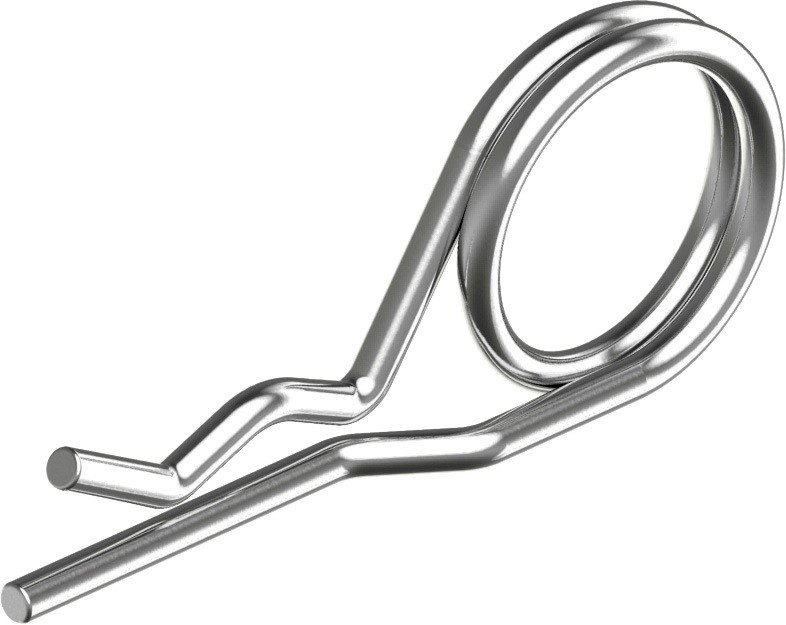 Federstecker 5 mm DIN 11024 Edelstahl A2 blank