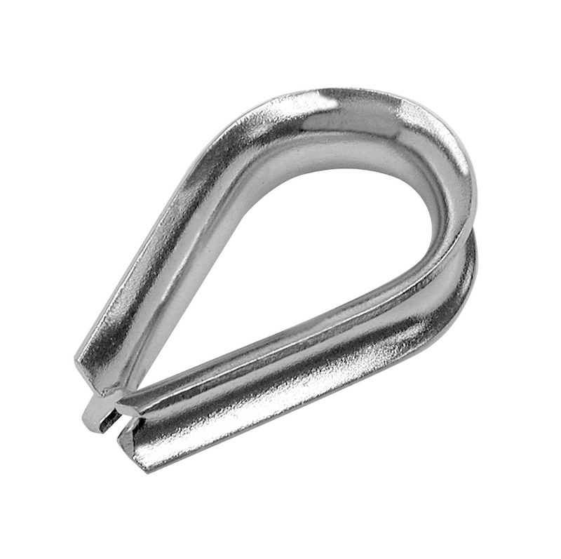 Seilkausche Ø 3 mm Edelstahl A4