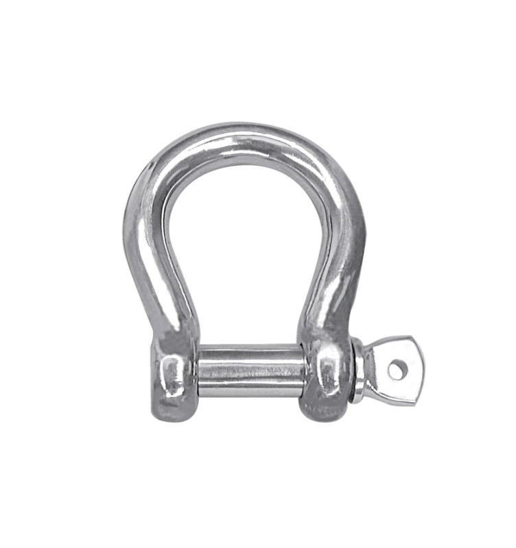 Schäkel geschweift Ø 6 mm Edelstahl A4