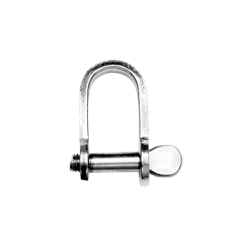 Flachschäkel mit Bund Ø 5 mm