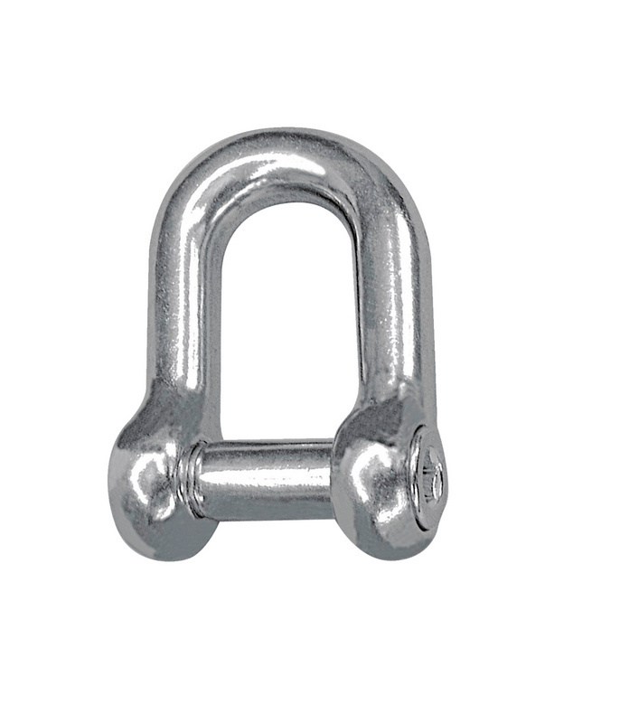 Schäkel gerade mit Innensechskant Ø 12 mm Edelstahl A4