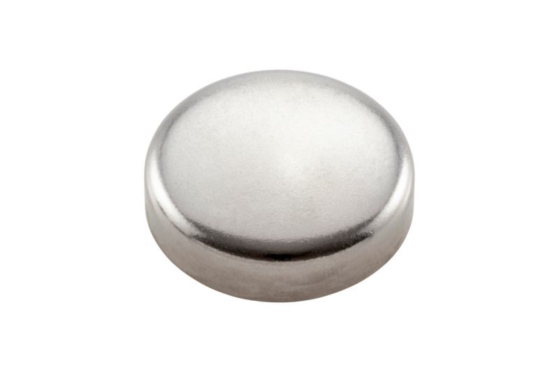 Verschlussdeckel Ø 12 DIN 443, Stahl blank, Form A