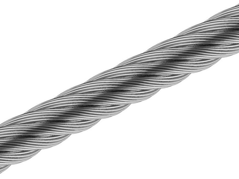 Drahtseil 7 x 19 2x1000 Edelstahl A4