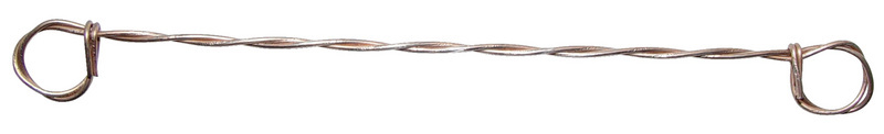 Bindedrahtschlinge 140mm x 1mm Doppelt verdrillt