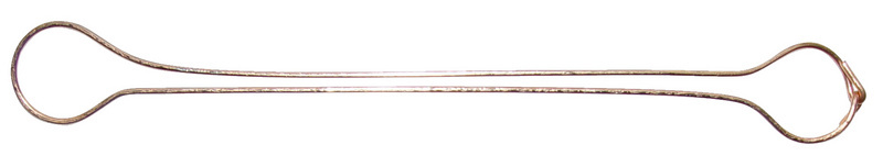 Bindedrahtschlinge 140mm x 1mm Doppelt verknotet