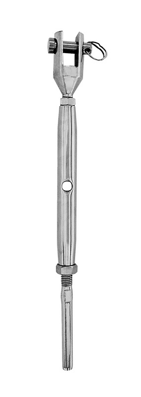 Wantenspanner M8 geschlossen mit Gabel/Terminal