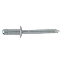 Blindniet offen mit Sollbruchdorn und Flachkopf 3,2x6,0