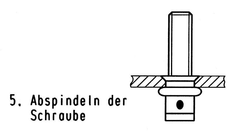 Blind-Einnietschraube mit Senkkopf M5 x 15