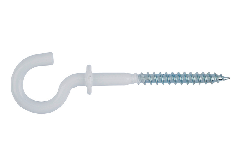 Schraubhaken gebogen 3,5x68 mit Bund