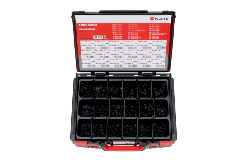 O-Ring metrisch Sortiment 1.050-teilig im System-Koffer 4.4.1.