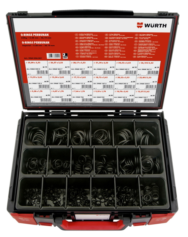 O-Ring Zoll Sortiment RG-O-SYSKO-ZO-(5,28-36)-440TLG