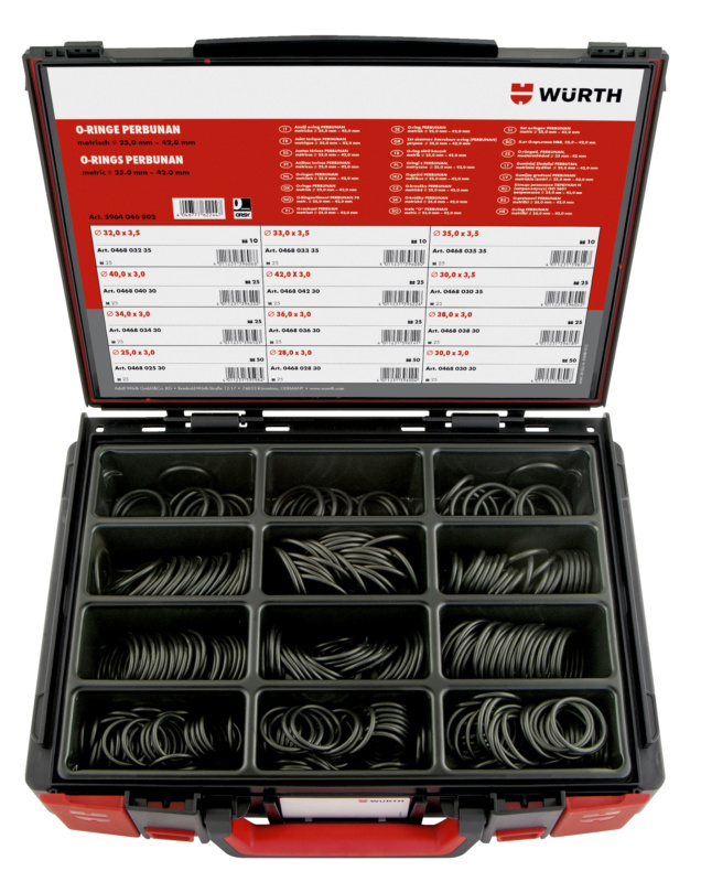 O-Ring metrisch Sortiment RG-O-SYSKO-M-(25,0-42,0)-330TLG