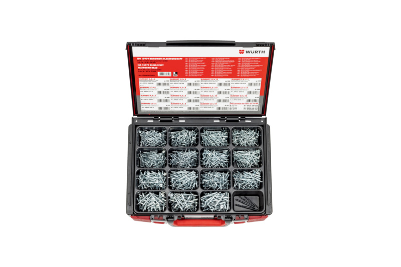 ISO 15979 Blindniet Flachrundkopf Sortiment NT-SYSKO-FLRDKPF-ISO15979-ST-1379TLG