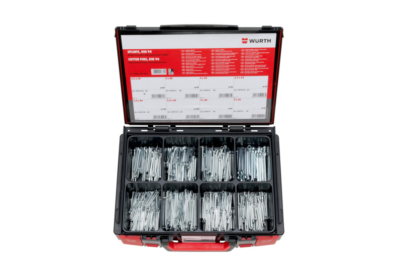 Splinte Sortiment 475-teilig  im System-Koffer 4.4.1