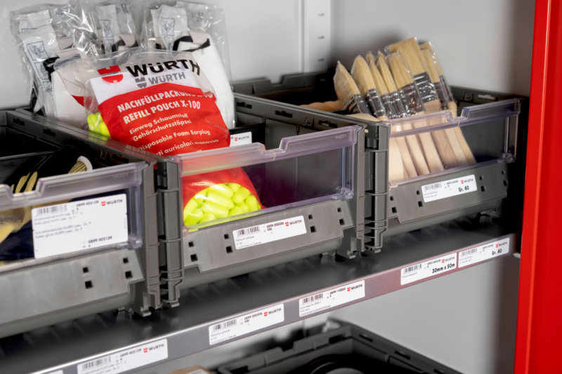 System-Lagerbox mit Koppelfunktion W-SLB SYSLGRBOX-STPL-GR1-BLAU