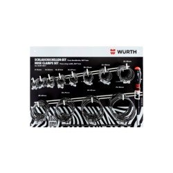 Schlauchschellen-Set Bandbreite 9 mm 121-teilig