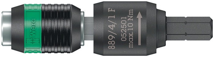 Bithalter 889/4/1 F Rapidaptor 1/4 Zoll C 6,3+E 6,3 Freilauf L.64mm WERA