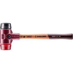 Schonhammer SIMPLEX L.350mm Kopf-Ø 50mm mittelh./hart HO Gum.schw./Plastik rot