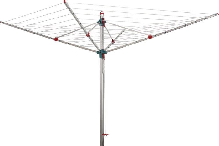 Wäschespinne Idea H.200cm Kantenlänge 200cm Rohr-D.50mm Alu.BLOME