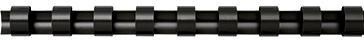 Fellowes Plastikbinderücken COMB 5345707 8mm schwarz 100 St./Pack.