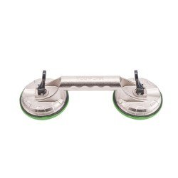 Saugheber Trgf.80kg Kopf-D.118mm 2 Köpfe Alu TECWERK