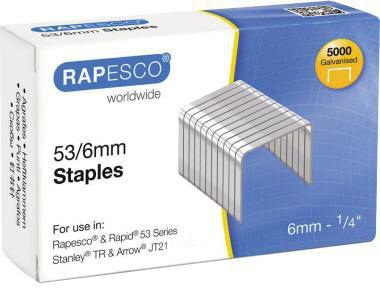 RAPESCO Heftklammern 0749 53/6mm verzinkt