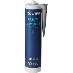 Acryl 310ml grau Kartusche TECWERK