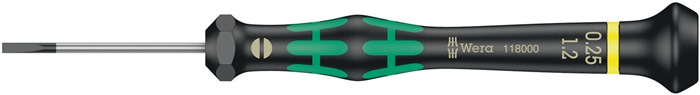 Elektronik-Feinmechanik-Schraubendreher 2035 1,2mm Klingen-L.40mm WERA