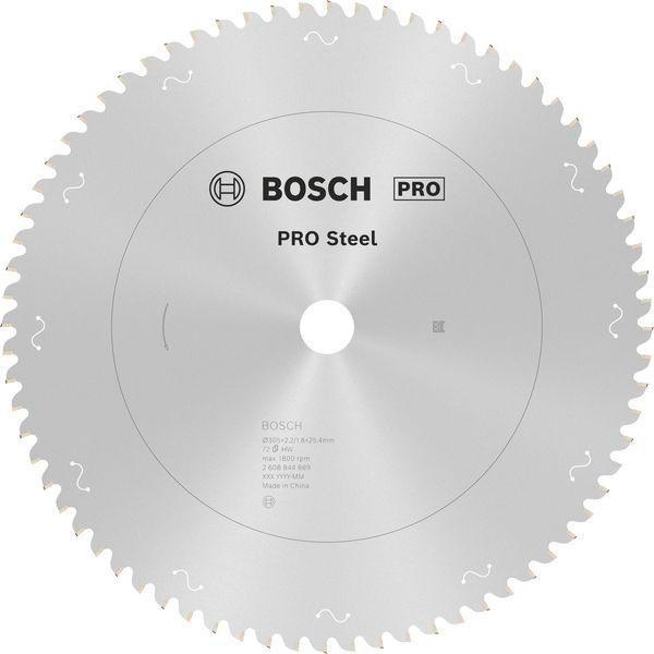 Kreissägeblatt PRO Steel Form HLTCG D.305mm Bohrungs-D.25,4mm Z.72 BOSCH